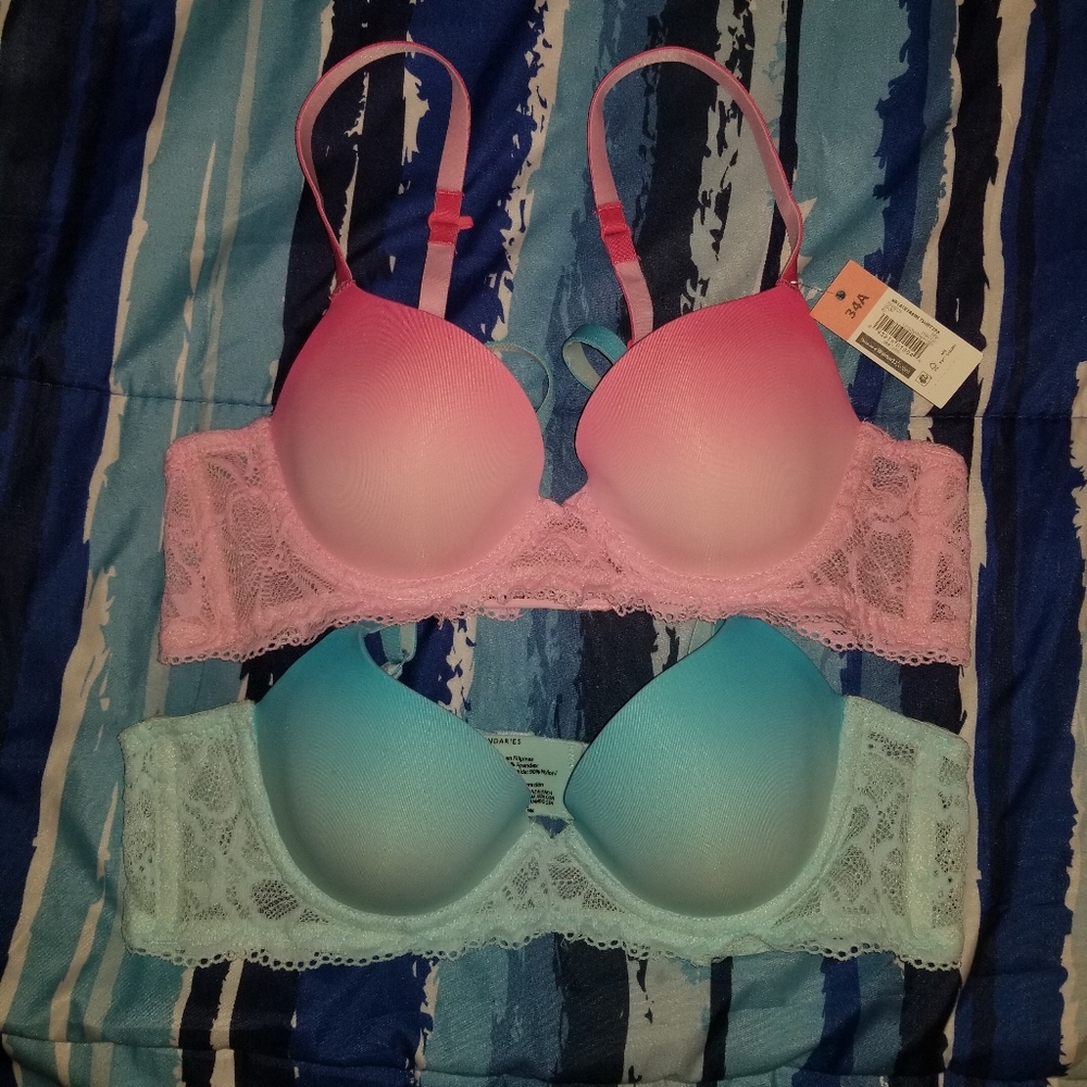 2 Lace Lined Support Bra w/Razorback Option